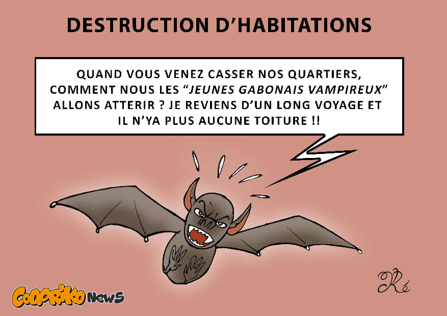 destruction des maisons sur la voie public